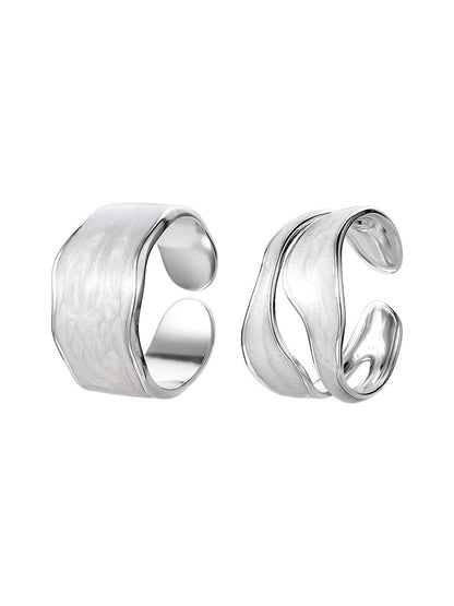 Titanium Couple Open Rings