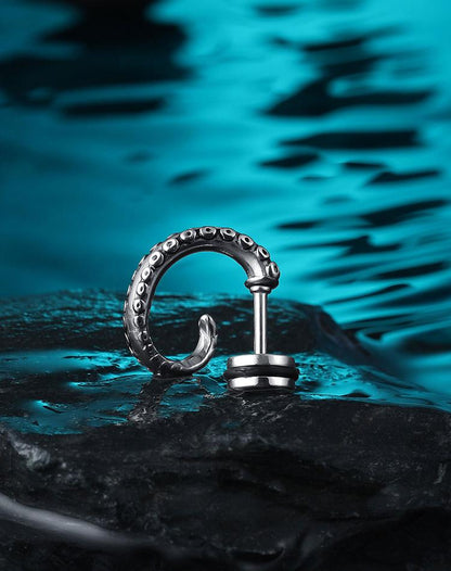 Octopus Tentacle Tongue Stud