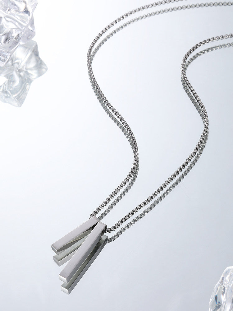 Titanium Steel Men Pendant Necklace