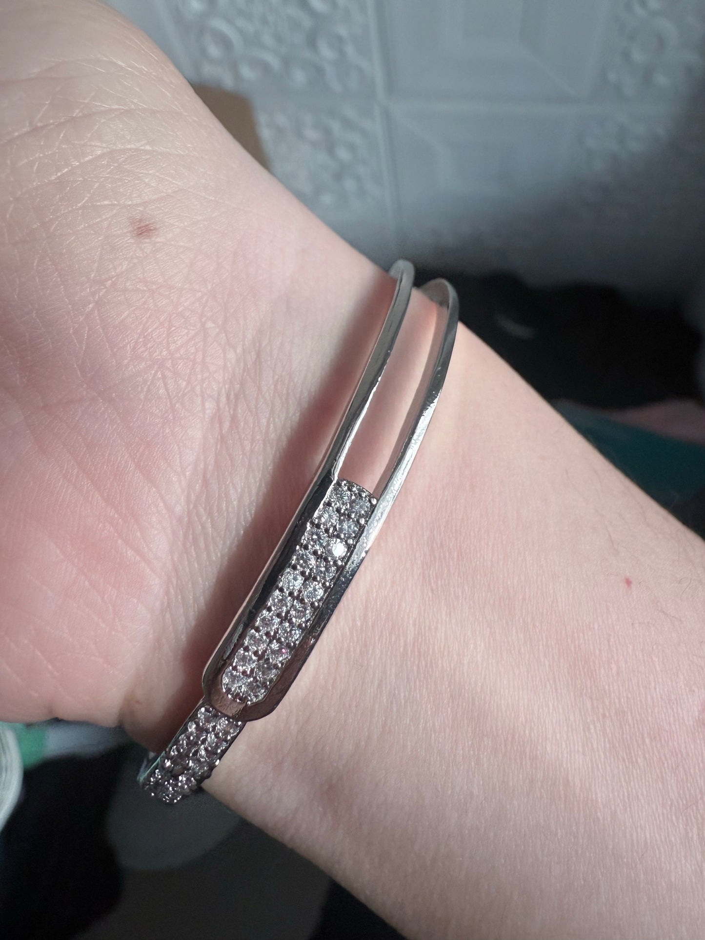 Starry Open Bangle Bracelet