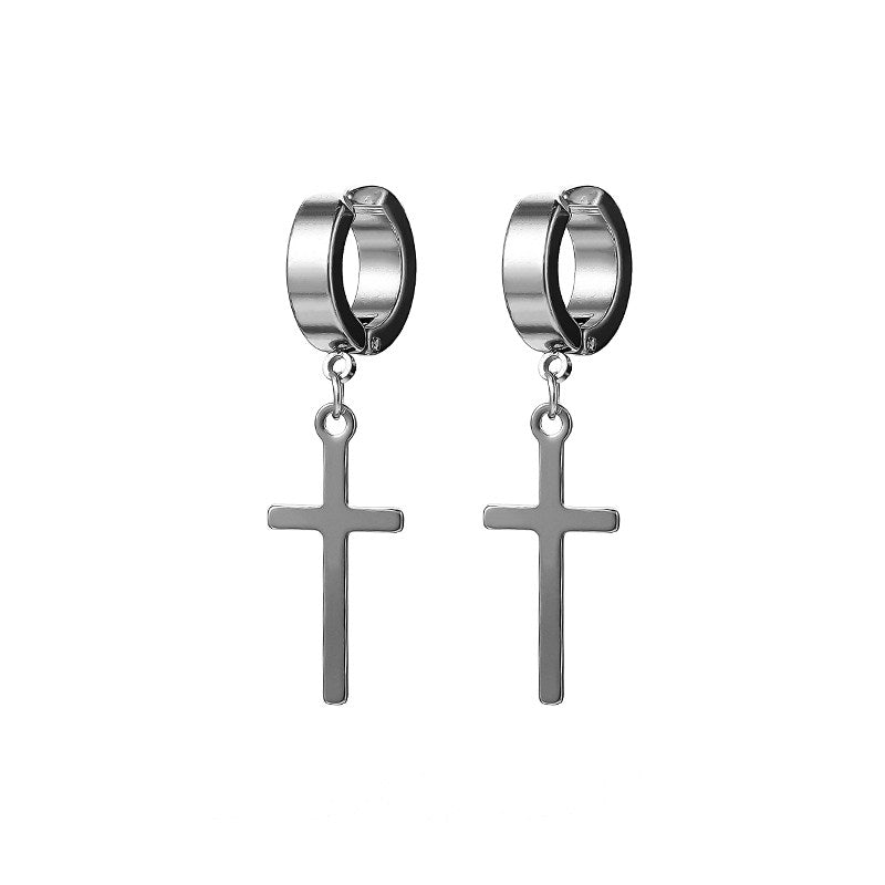 Cross Ear Cuff Clip