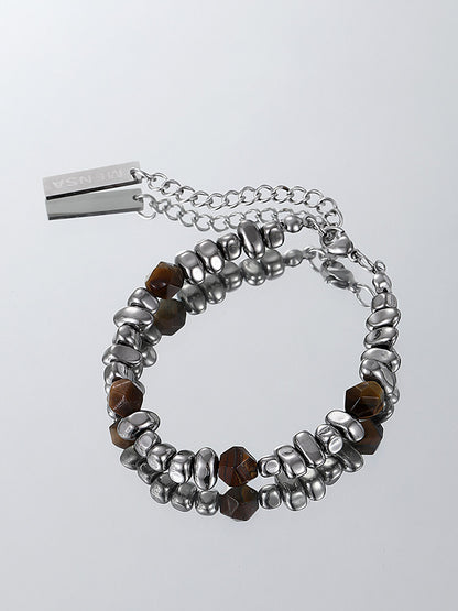 Retro Beaded Men Bracelet