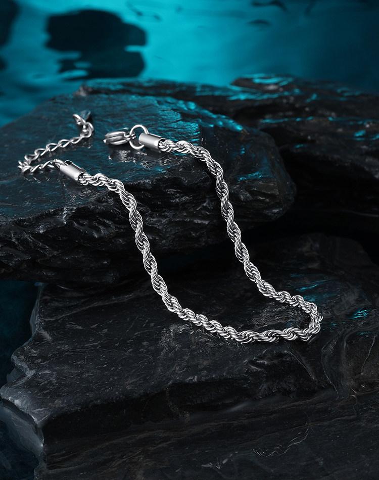 Braided Titanium Adjustable Bracelet
