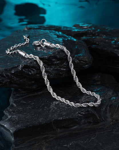Braided Titanium Adjustable Bracelet