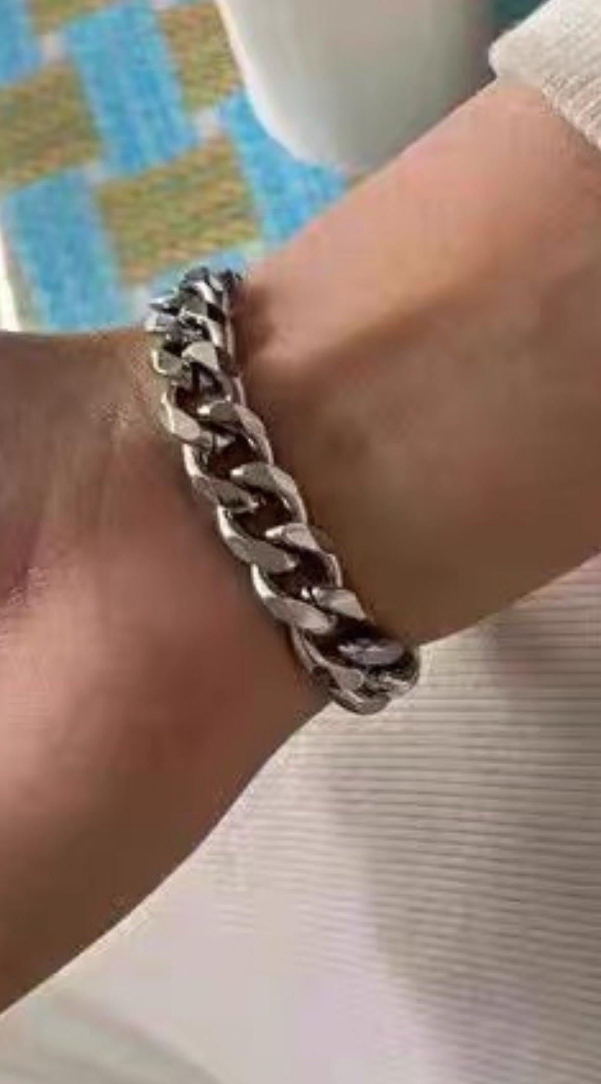 Titanium Cuban Chain Bracelet