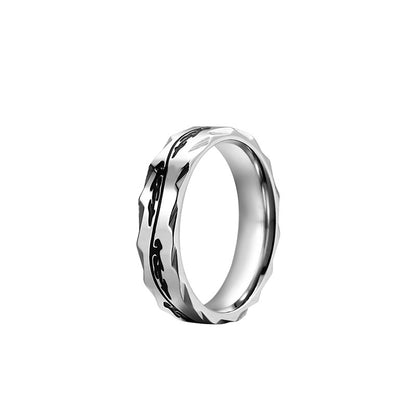 Dragon Pattern Titanium Ring
