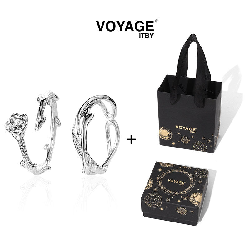 Thorn Rose Open Ring