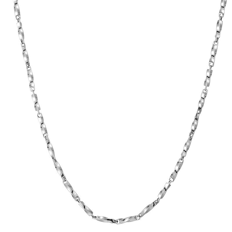 Mobius Titanium Steel Necklace