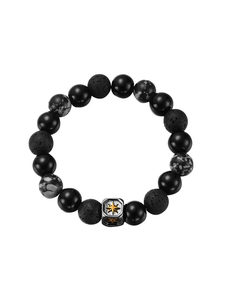 Black Lava Stone Bracelet