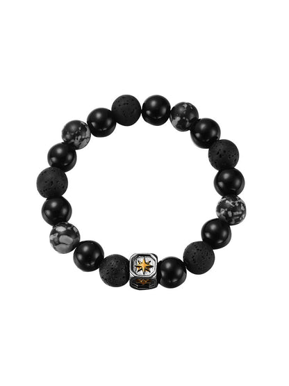 Black Lava Stone Bracelet