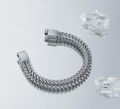Titanium Cuban Men Bracelet