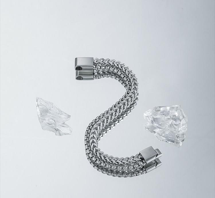 Titanium Cuban Men Bracelet