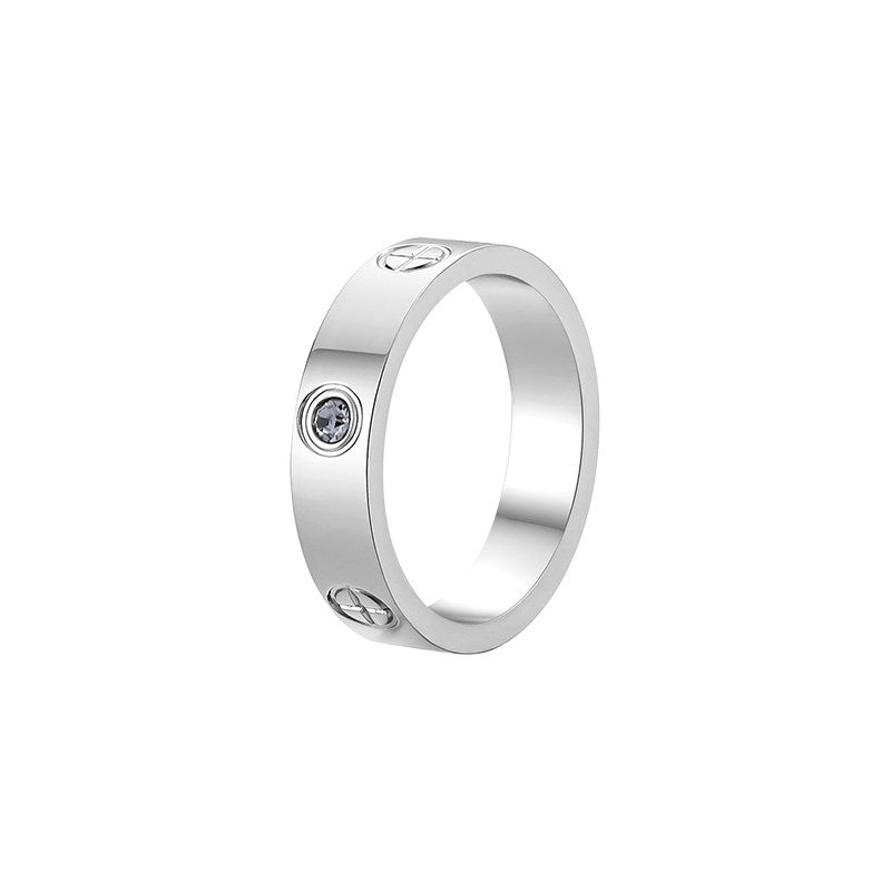 Titanium Men Plain Ring