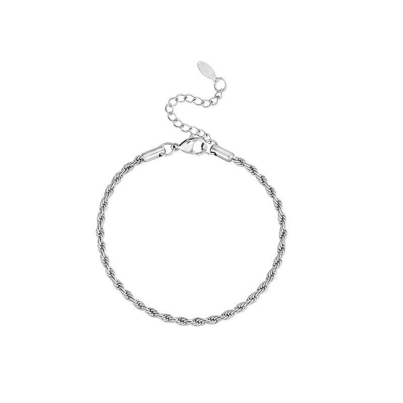 Braided Titanium Adjustable Bracelet