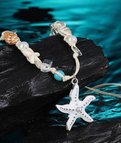 Starfish Shell Pendant Necklace