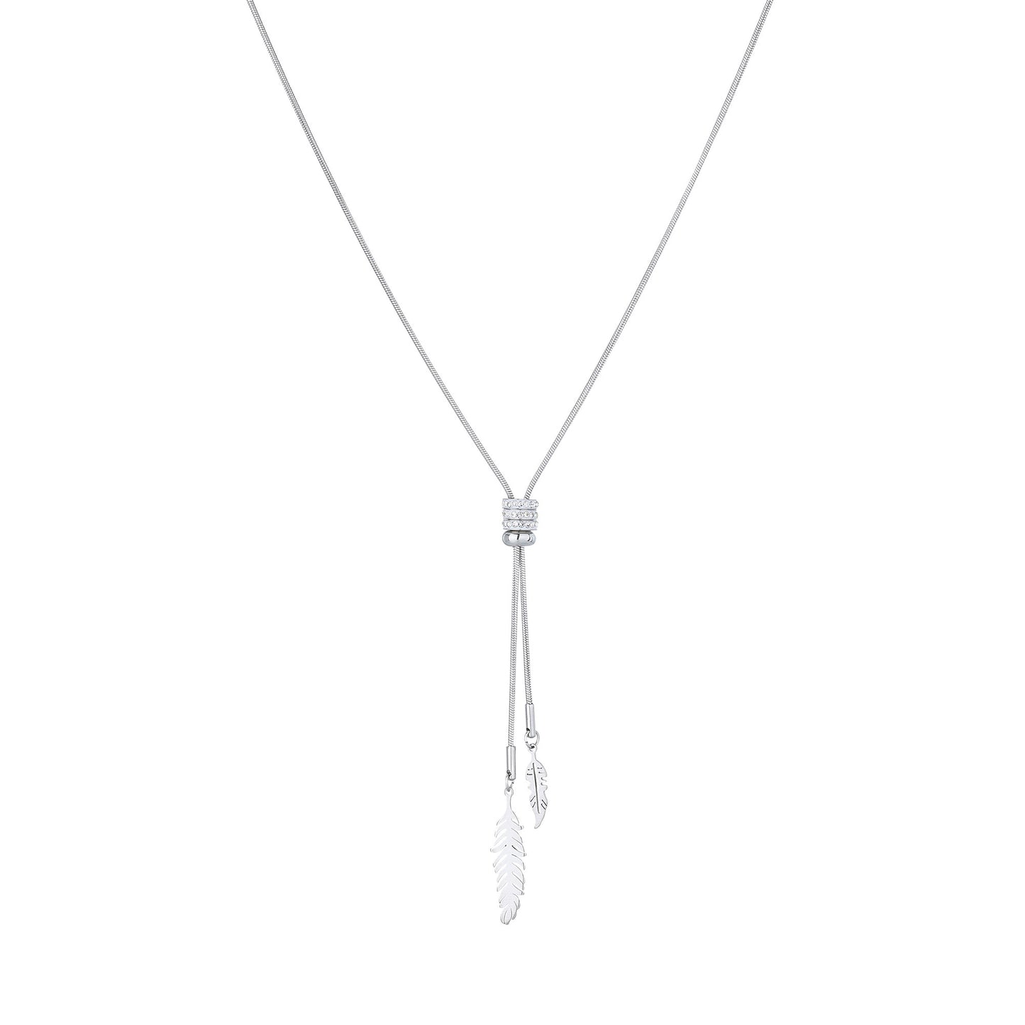 Leaf Tassel Long Pendant Necklace