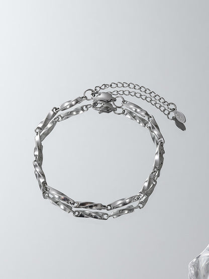 Mobius Couple Titanium Bracelet