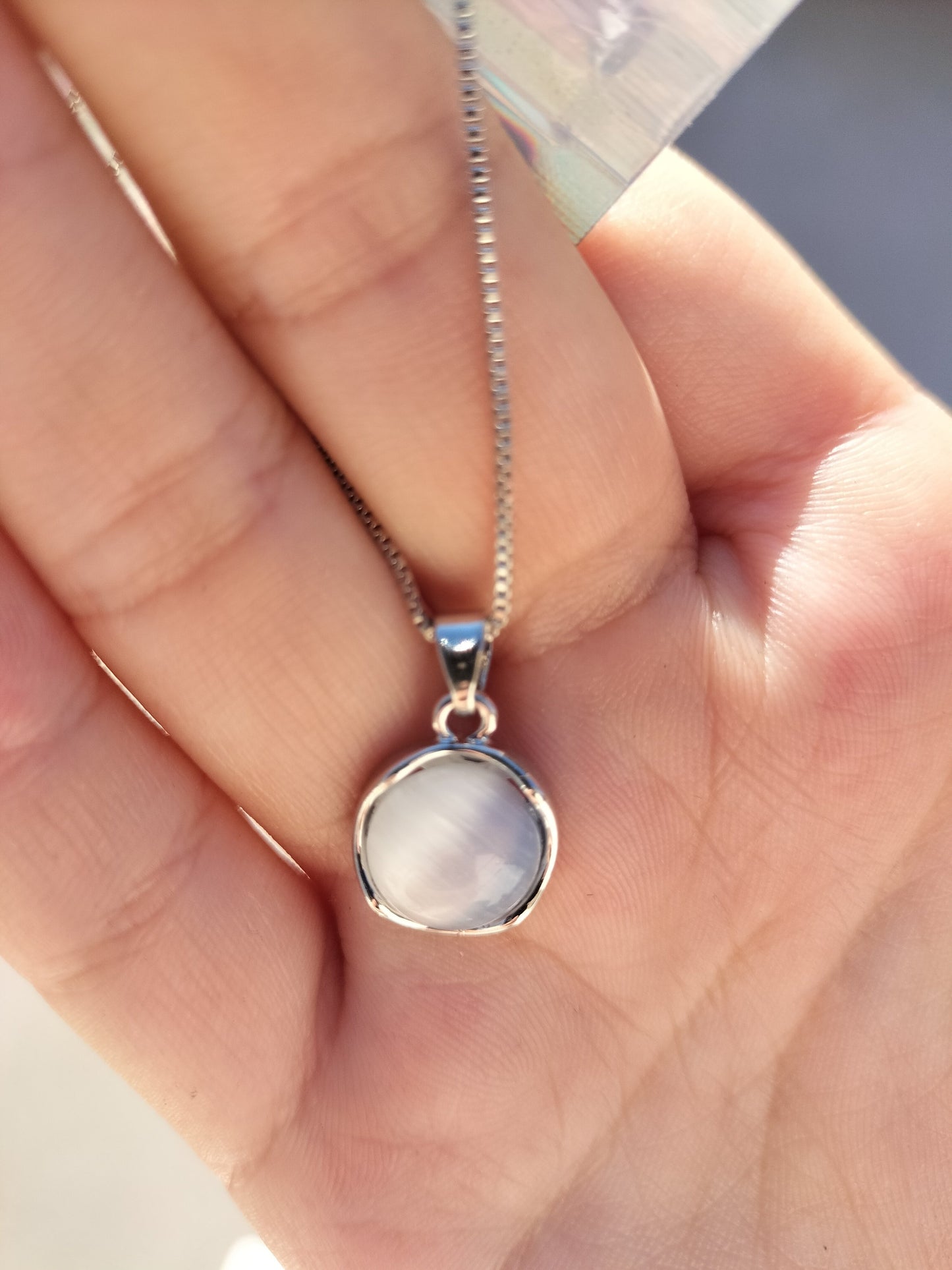 Moonstone Minimal Necklace