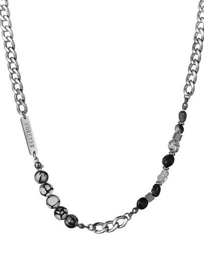 Natural Stone Beaded Necklace