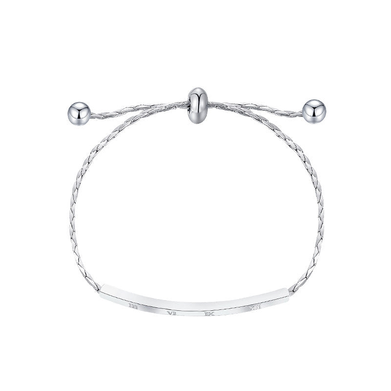Roman Numeral Adjustable Bracelet