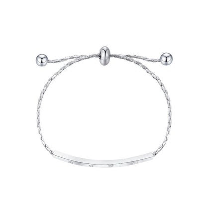 Roman Numeral Adjustable Bracelet