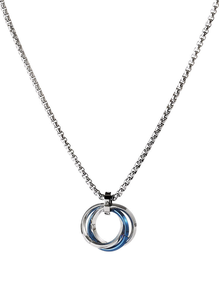 Minimal Men Pendant Necklace