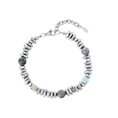 Black Onyx Beaded Men Bracelet