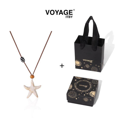 Starfish Pendant Long Necklace