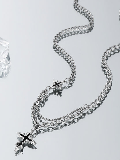 Cross Pendant Hip Hop Necklace