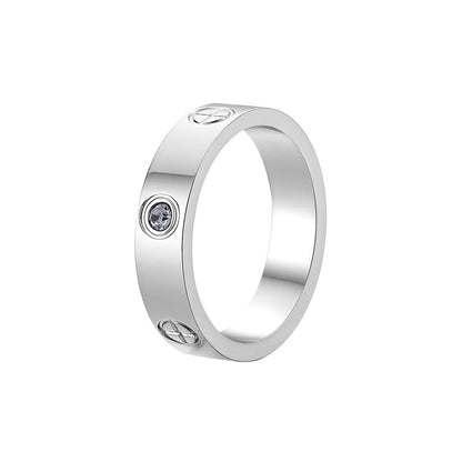 Titanium Men Plain Ring