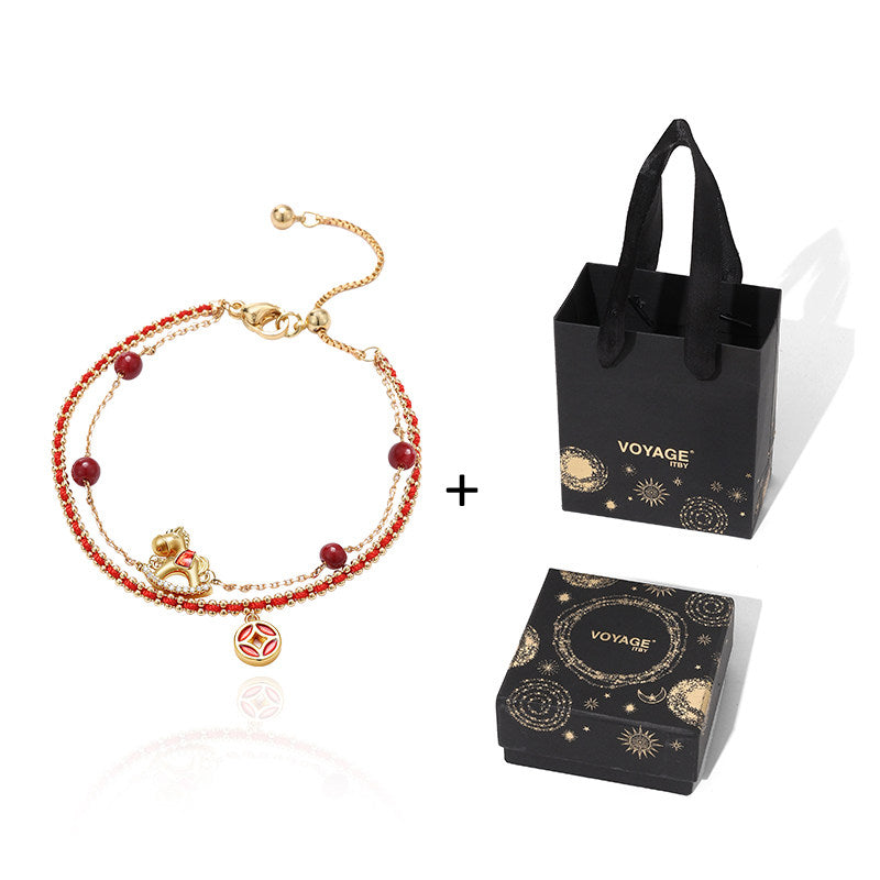 Lucky Horse Red String Bracelet