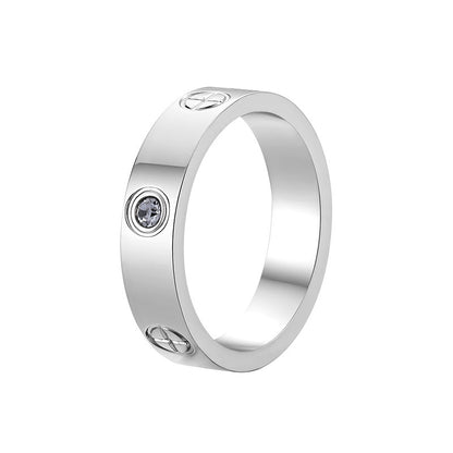 Titanium Men Plain Ring