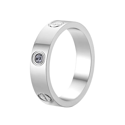Titanium Men Plain Ring
