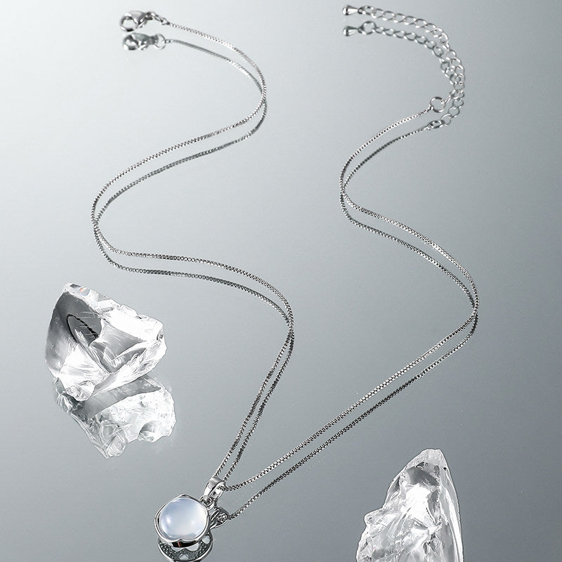 Moonstone Minimal Necklace