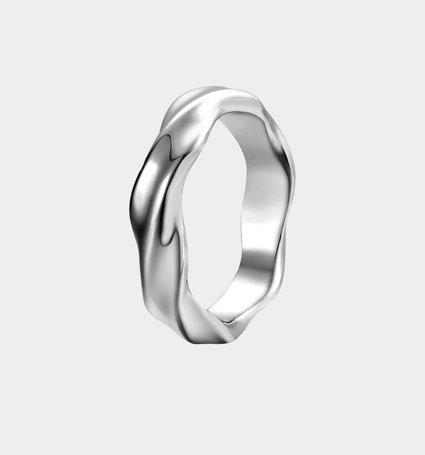 Mobius Titanium Steel Ring