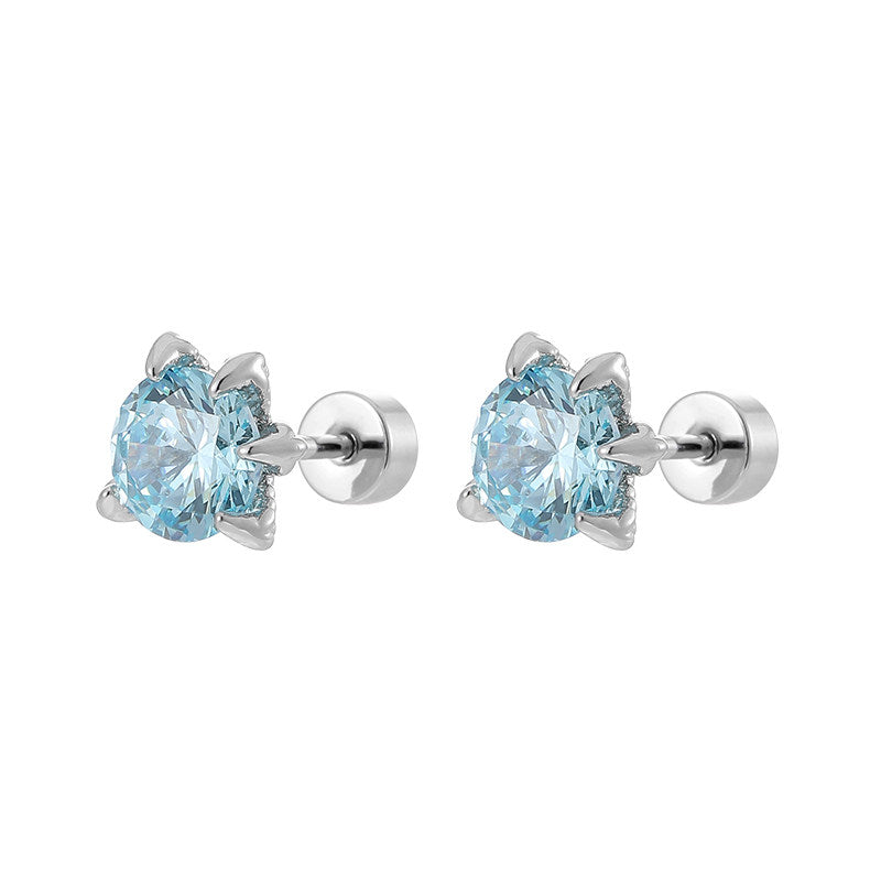 Dragon Claw Zircon Studs