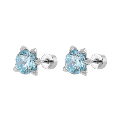 Dragon Claw Zircon Studs