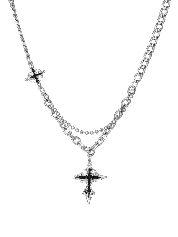 Cross Pendant Hip Hop Necklace