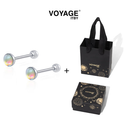 Sparkling Titanium Tongue Ring