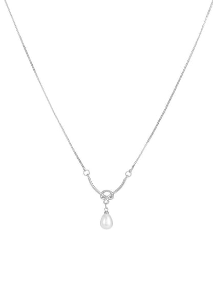 Pearl Knot Choker Necklace