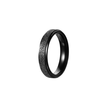 Matte Titanium Band Ring