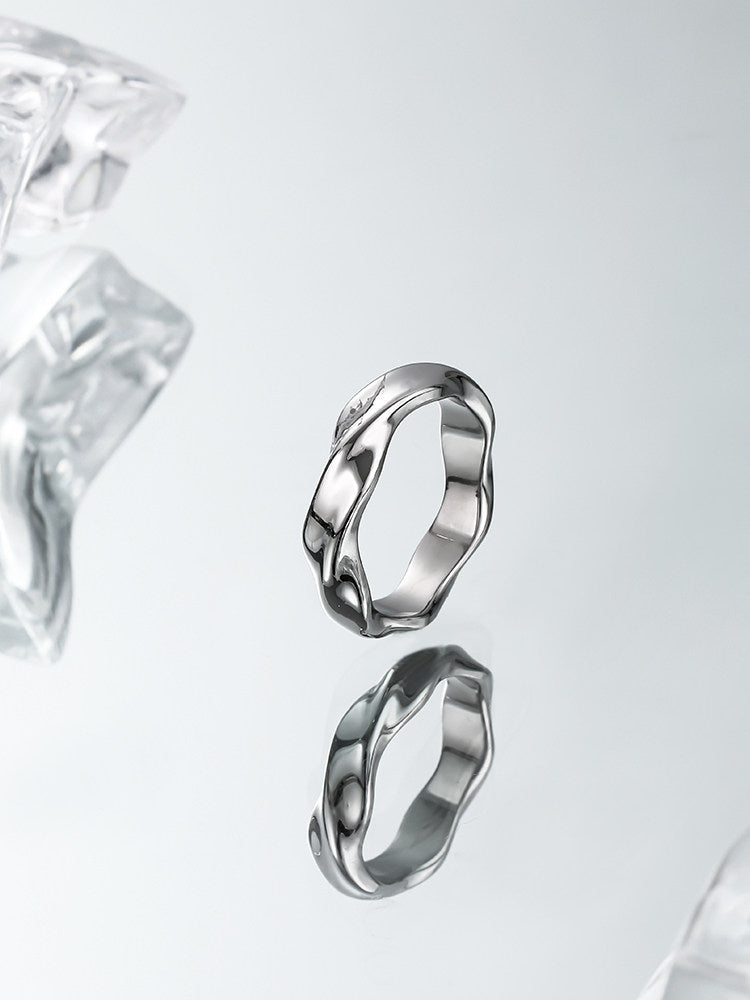 Mobius Titanium Steel Ring