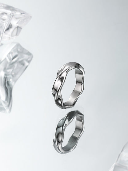 Mobius Titanium Steel Ring