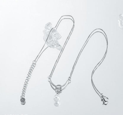 Pearl Knot Choker Necklace