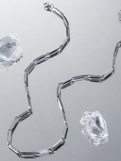 Diamond Shape Titanium Necklace