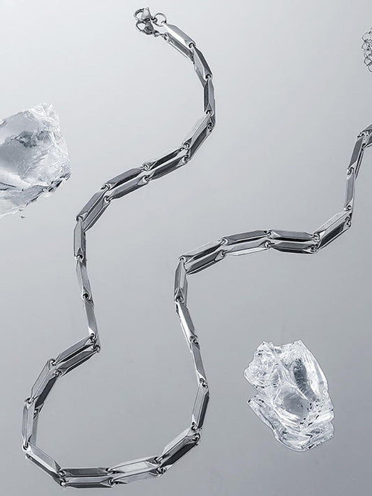 Diamond Shape Titanium Necklace