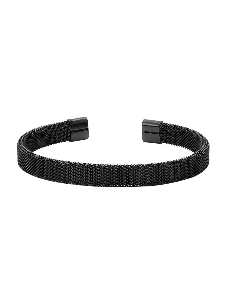 Black Grid Titanium Bracelet