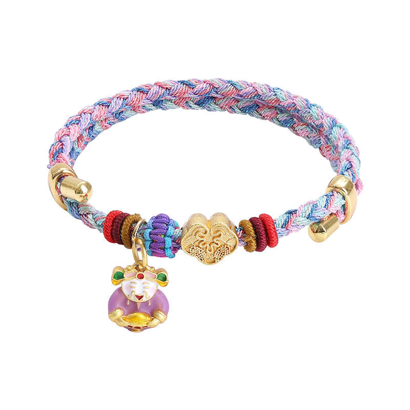 Green Butterfly Cord Bracelet
