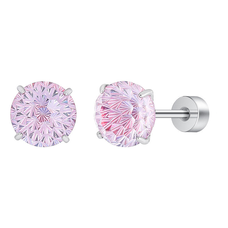 Mint Firework Zircon Studs