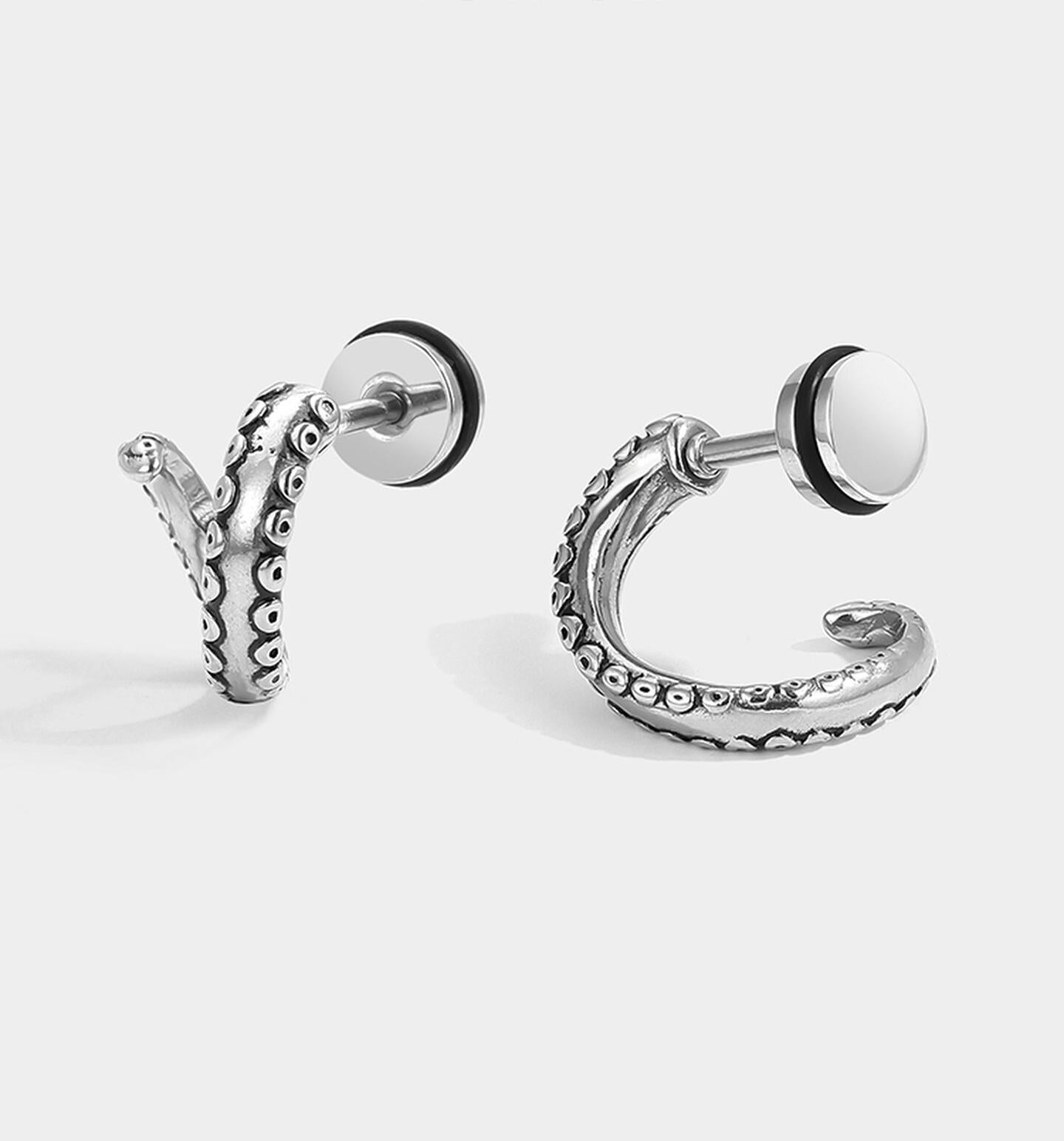 Octopus Tentacle Tongue Stud